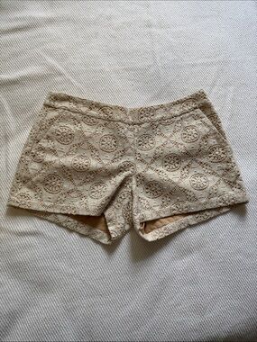 Joie Beige Crochet Lace Women’s Shorts
